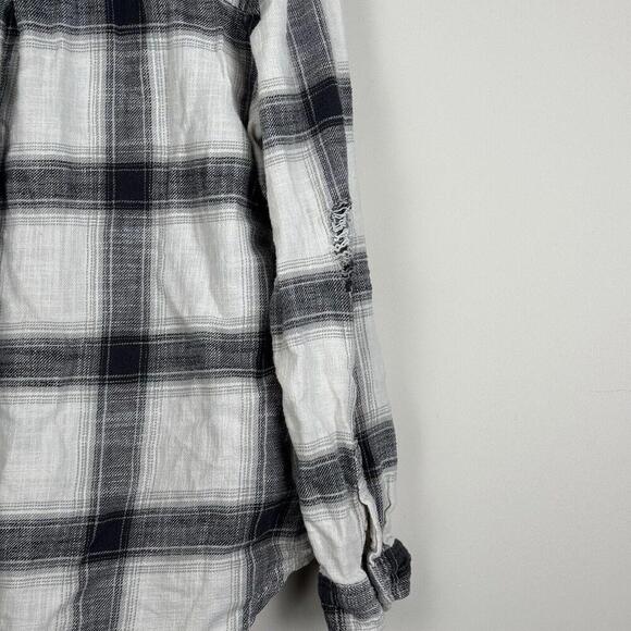 Lot-3 American Eagle Flannel Shirt Women’s Large Check Plaid Boyfriend Fit Soft - Picture 15 of 15